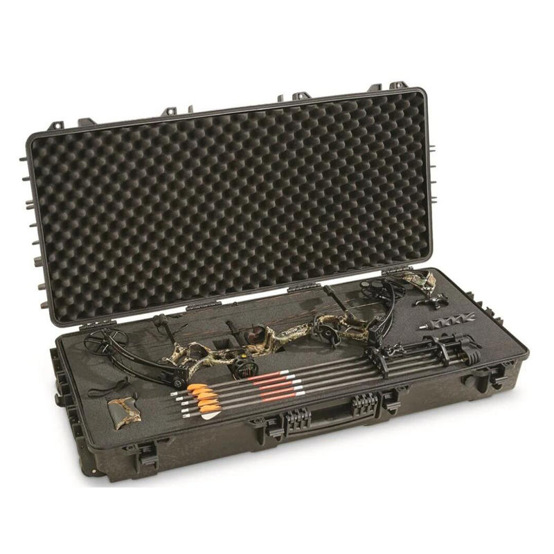 Shockproof Large Carry Box Waterproof Long Plastic Hard Gun Case